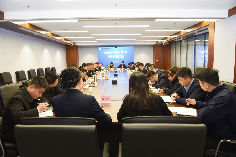 陜西地礦集團召開年輕干部座談會